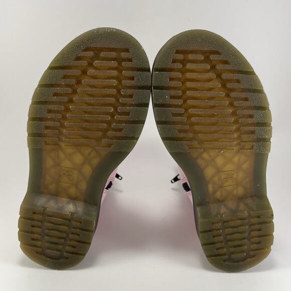 Dr. Martens Doc 1460 J Combat Boots Kids Youth Toddler Size 2 Pink Patent - Picture 7 of 11